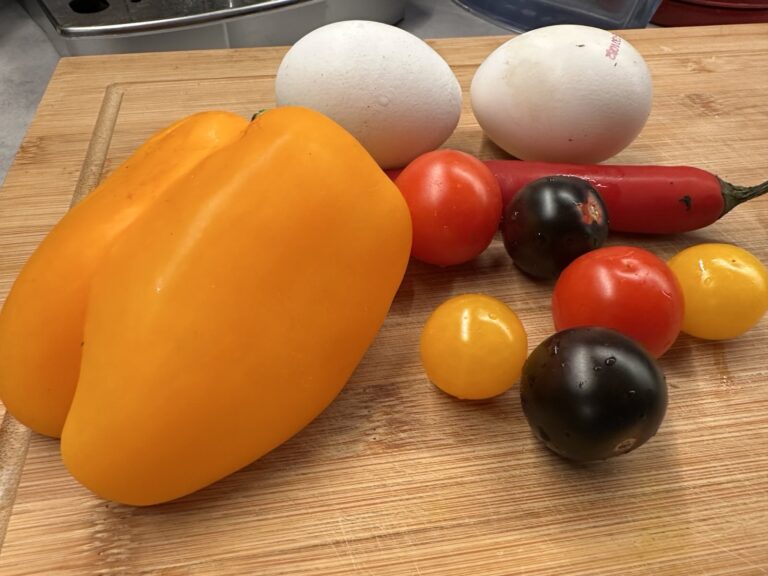 Zutaten für Rührei mit Wumms